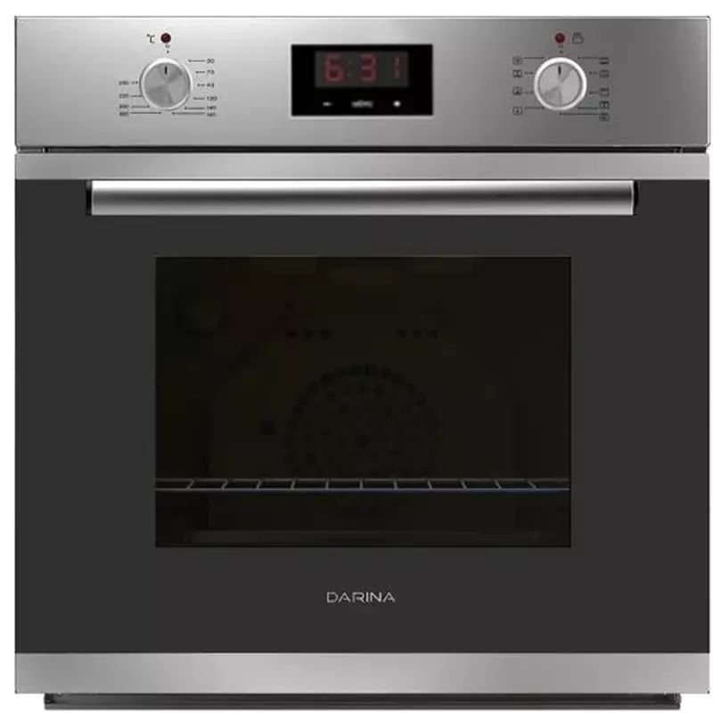 Духовой шкаф Электрический Darina 1U5 BDE 112 708 X5 нержавеющая сталь/черный