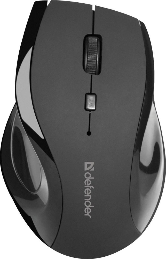Мышь Defender Accura MM-295 черный оптическая 1600dpi беспров. USB 6but (52295)