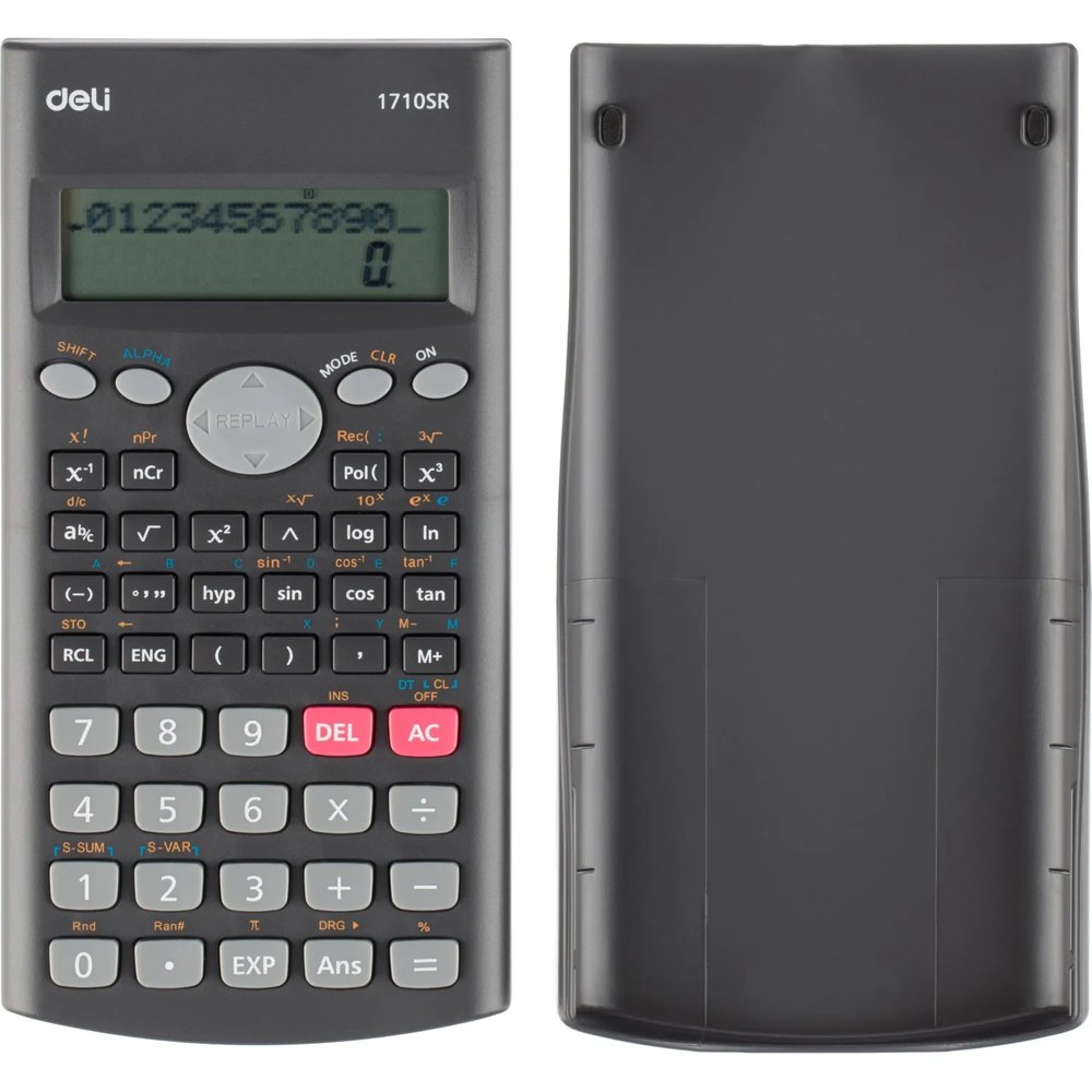 Калькулятор научный Deli E1710SR 10+2-разрядов 240 функций 162x84x19 мм