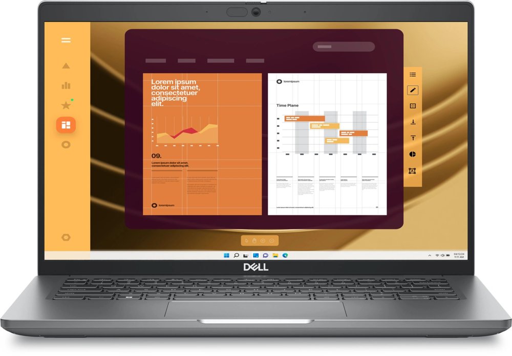 Ноутбук Dell Latitude 5450 Core Ultra 7 155U 16Gb SSD512Gb Intel Graphics 14" WVA FHD (1920x1080) Linux silver WiFi BT Cam (5450-7560)
