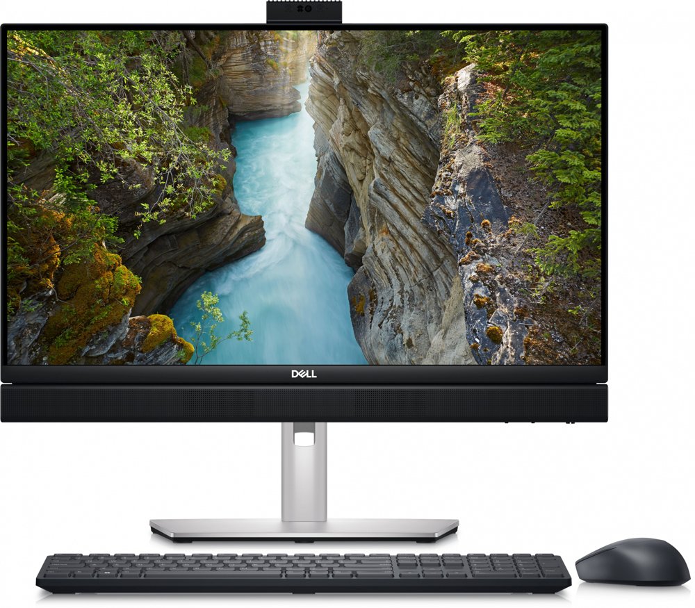 Моноблок Dell Optiplex 7410 Plus 23.8" Full HD i7 13700 (2.1) 16Gb SSD512Gb UHDG 770 CR Windows 11 Pro GbitEth WiFi BT 240W клавиатура мышь Cam серебристый 1920x1080