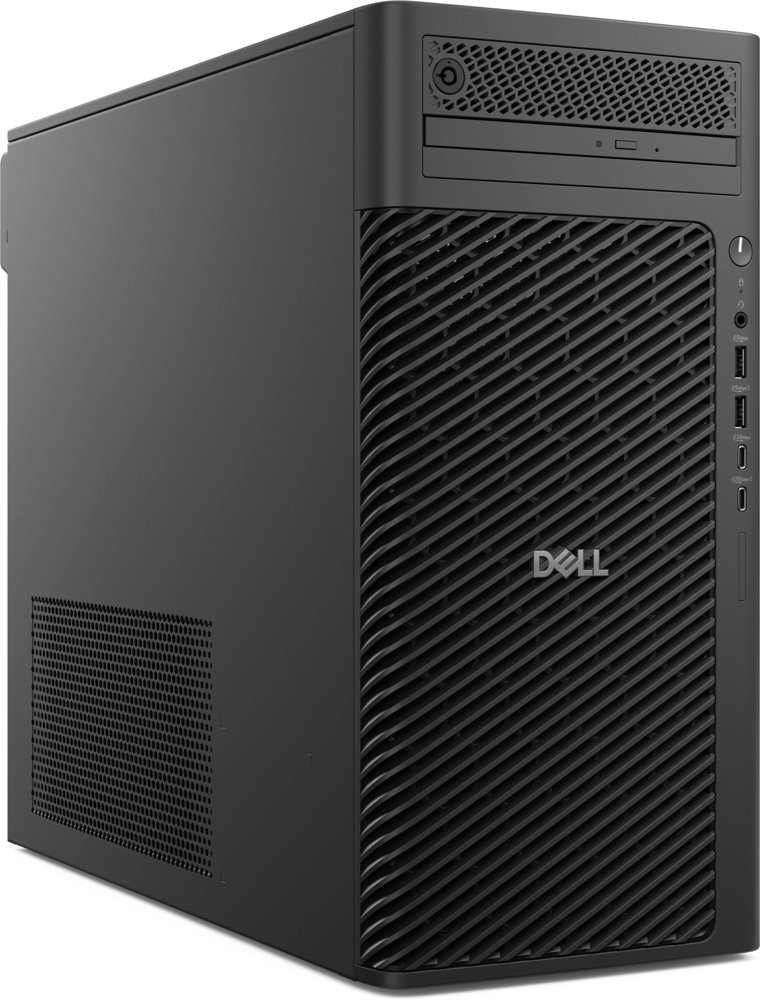 ПК Dell Pro Max Tower T2 FCT2250 MT Core Ultra 9 285K (3.7) 32Gb SSD1Tb Graphics Windows 11 Pro GbitEth 1500W мышь черный (7K31)