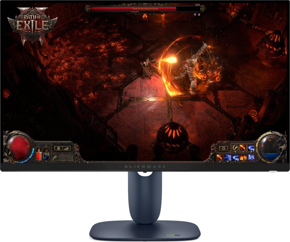 Монитор Dell 27" Alienware AW2725DM черный Fast IPS LED 16:9 HDMI матовая HAS Piv 1000:1 400cd 178гр/178гр 2560x1440 180Hz FreeSync DP 2K USB 6.57кг