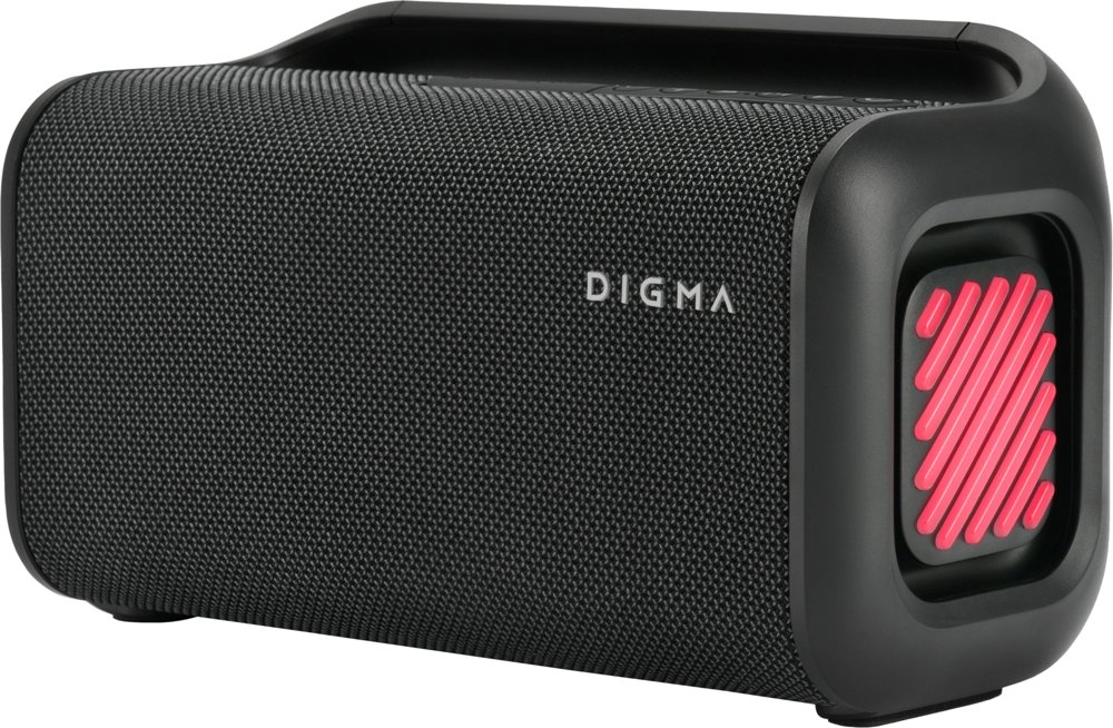 Колонка порт. Digma D-PS1526 черный 40W 2.0 BT 10м 3000mAh (DPS1526)