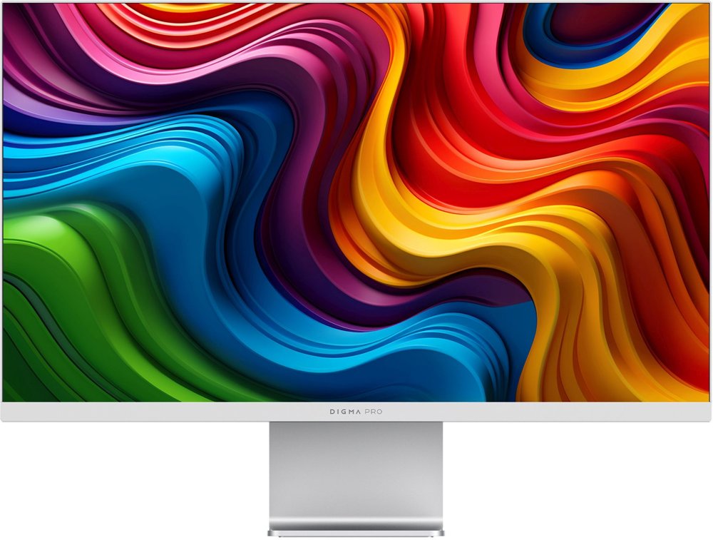 Монитор Digma Pro 27" Art M серебристый IPS LED 5ms 16:9 HDMI M/M матовая 500cd 178гр/178гр 5120x2880 60Hz FreeSync DP 5K USB 5.7кг