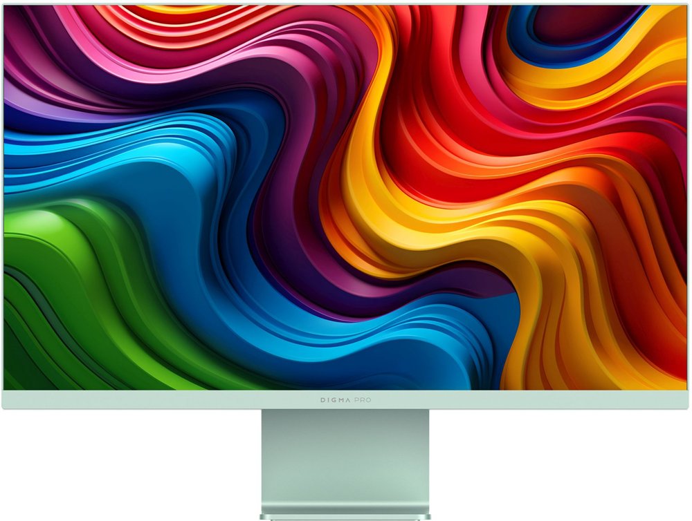 Монитор Digma Pro 27" Art L зеленый IPS LED 5ms 16:9 HDMI M/M матовая 300cd 178гр/178гр 2560x1440 165Hz FreeSync DP 2K USB 5.7кг