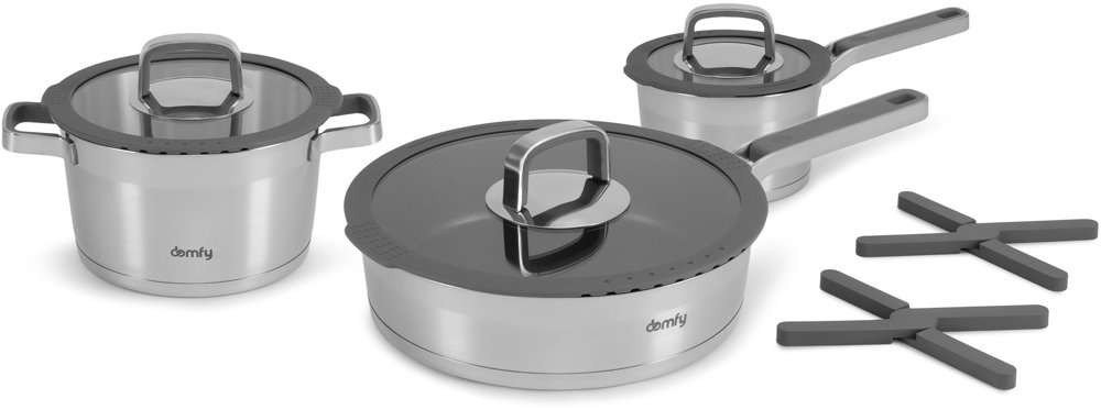 Набор посуды Domfy Home Grigio 8 предметов (DKM-CW208)