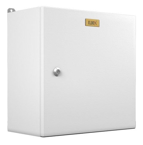 Шкаф электротехнический Elbox EMW-800.600.210-1-IP66 настенный 800мм 600мм 210мм несъемн.бок.пан. 150кг серый
