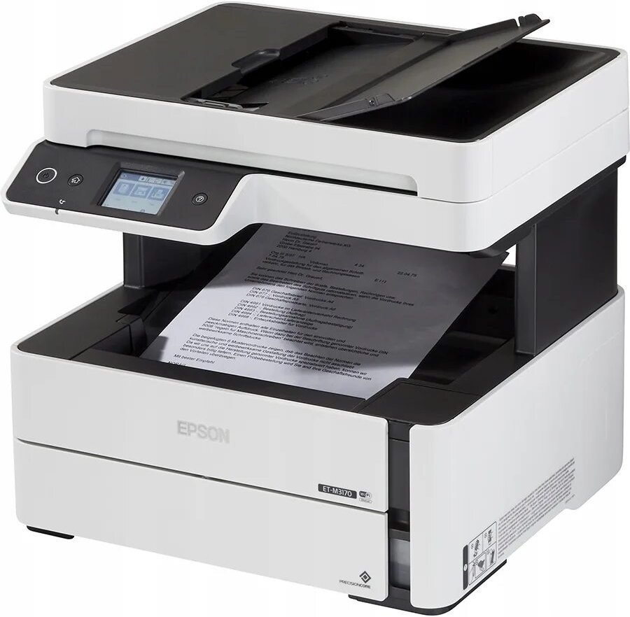 МФУ струйный Epson M3170 (C11CG92501/508/C11CG92404) A4 Duplex WiFi белый