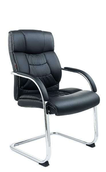 Кресло для посетителей 2108G George ML (ЭкоКожа) (черный/black) 33733