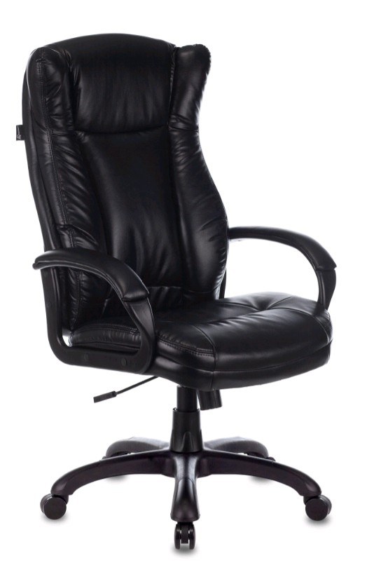 Кресло руководителя Бюрократ CH-879N черный Leather Venge Black искусств. кожа крестовина пластик 36234