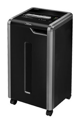 Шредер Fellowes PowerShred 325Ci (секр.P-4) фрагменты 24лист. 83лтр. скрепки скобы пл.карты CD