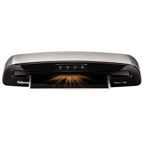Ламинатор Fellowes Saturn серый/черный (FS-57360) A3 (75-125мкм) 50см/мин (2вал.) хол.лам. лам.фото
