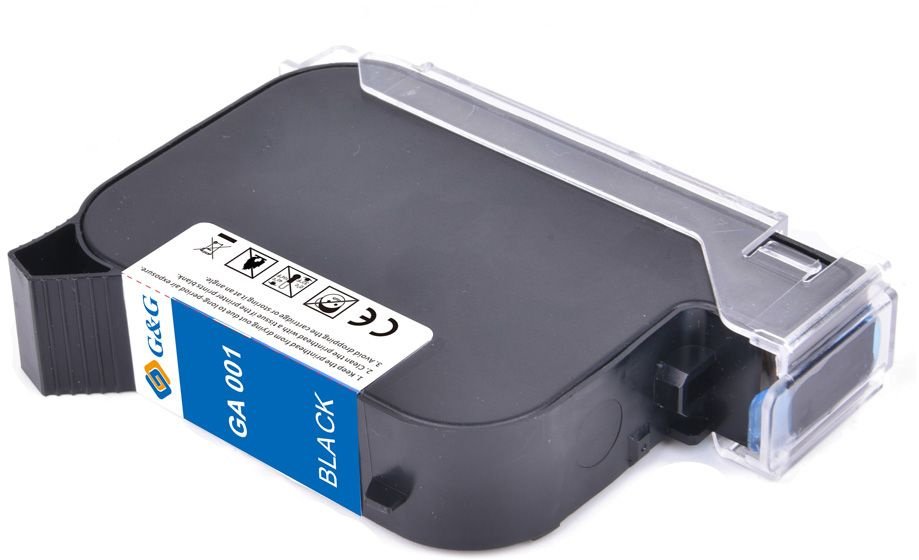 Картридж струйный G&G GA-001BK черный пигментный (42мл) для G&G GG-HH1001B/ GG-HH1001A с чипом