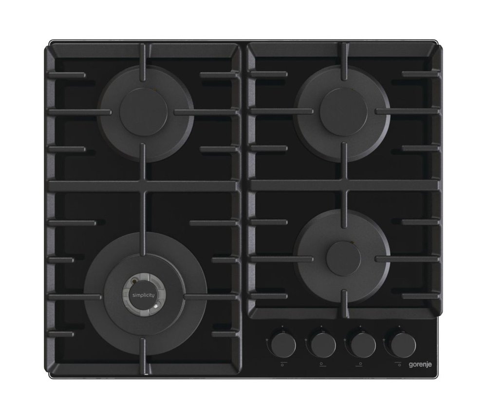 Газовая варочная поверхность Gorenje Simplicity GTW642SYB черный