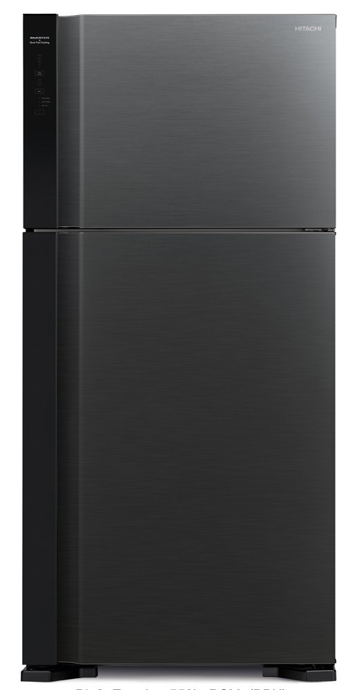 Холодильник Hitachi R-V660PUC7-1 BBK 2-хкамерн. черный бриллиант глянц. инвертер