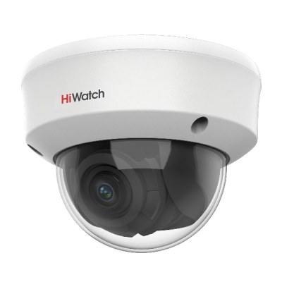 2Мп купольная HD-TVI камера HiWatch DS-T207(C) (2.7-13.5mm) с варио объективом и EXIR-подсветкой 40м