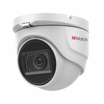 5Мп купольная HD-TVI камера с EXIR-подсветкой до 30м, металл, HiWatch DS-T503(C) (2.8mm)