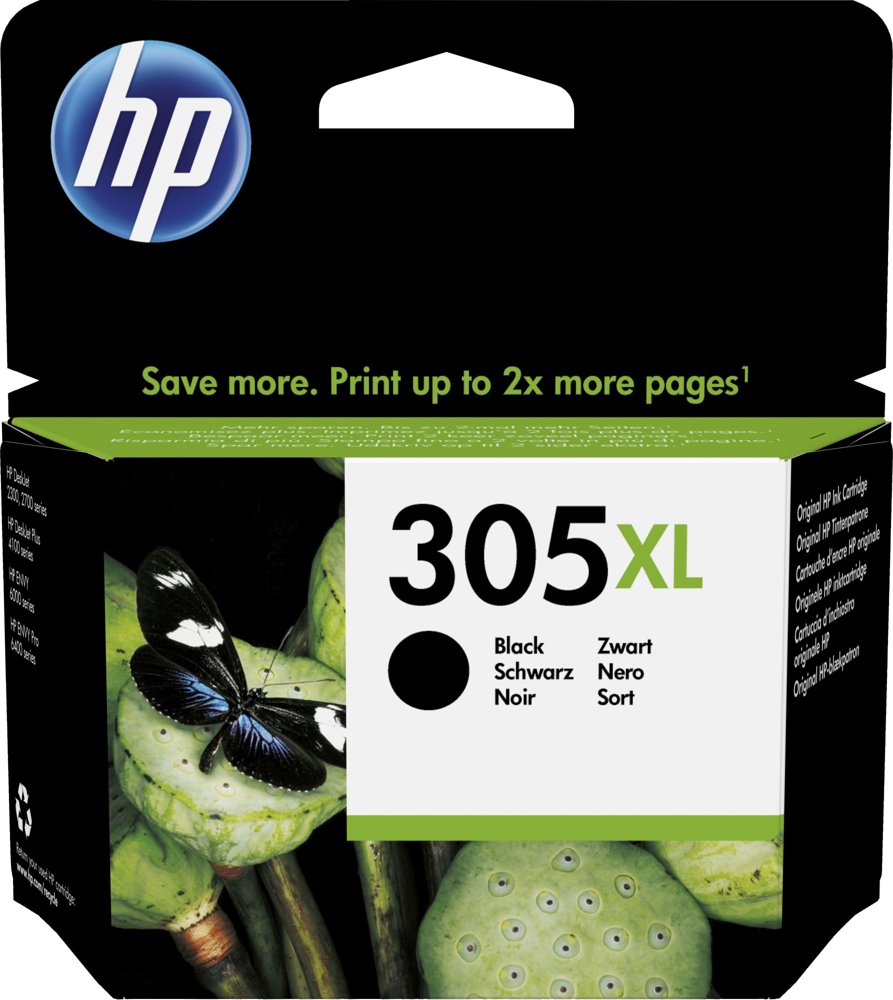 Картридж струйный HP 305XL 3YM62AE черный печ.гол.в компл. (240стр.) для HP DeskJet 2320/2710/2720