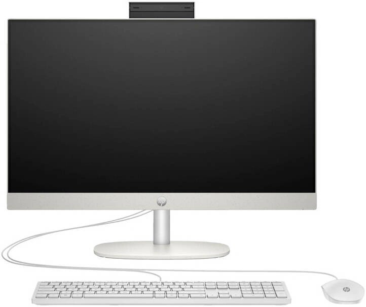 Моноблок HP 24-cr0071ci 23.8" Full HD i7 1355U (1.7) 16Gb SSD1Tb Iris Xe без ОС GbitEth WiFi BT 90W клавиатура мышь Cam белый 1920x1080