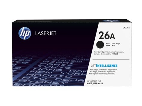 Картридж лазерный HP 26A CF226A черный бар.в компл. (3100стр.) для HP LJ Pro M402/M426