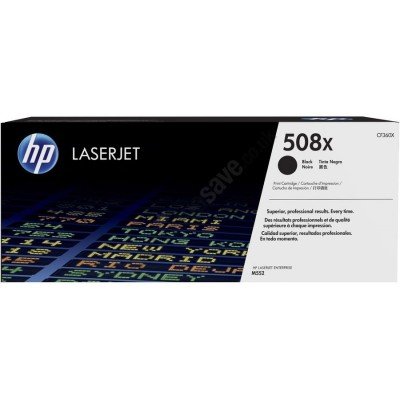 Картридж лазерный HP 508X CF360X черный бар.в компл. (12500стр.) для HP CLJ M552/M553 без чипа