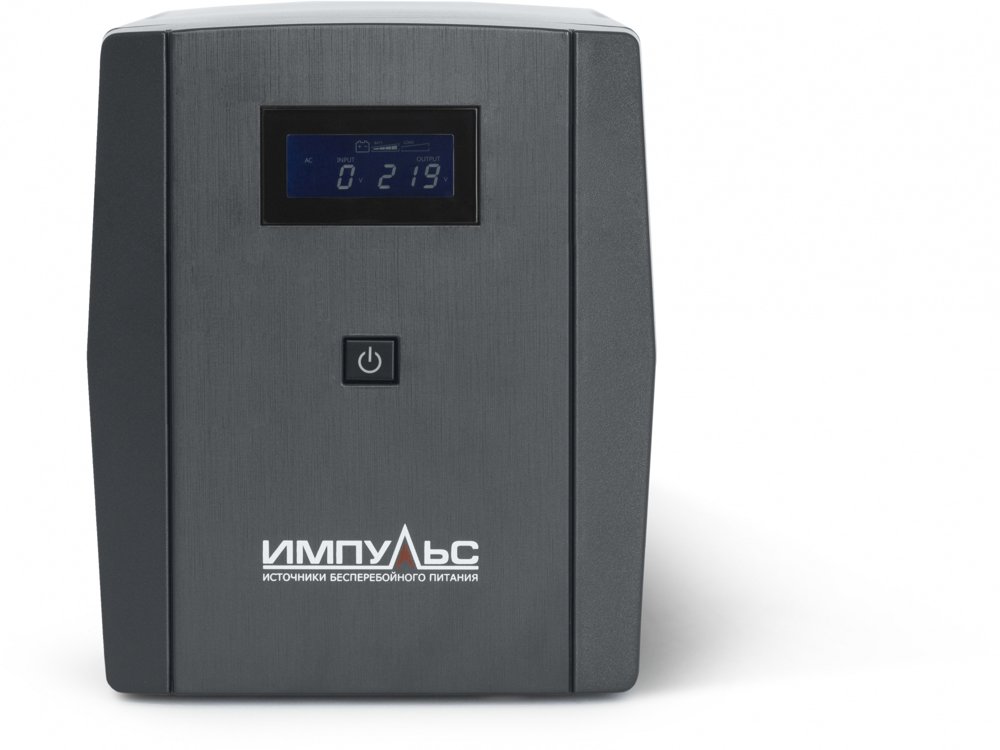 Источник бесперебойного питания Импульс 1200 720Вт 1200ВА черный