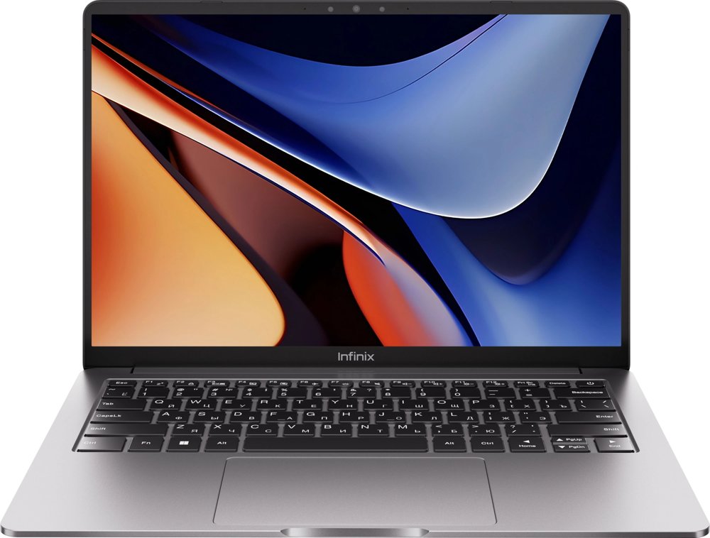 Ноутбук Infinix Inbook Air XL442 Core i5 1235U 16Gb SSD512Gb Intel Iris Xe graphics 14" IPS FHD (1920x1200) Windows 11 Home grey WiFi BT Cam (71008302086)