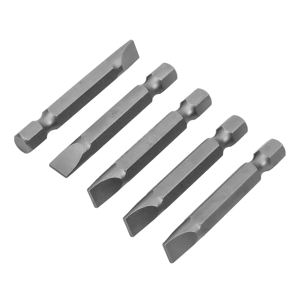 Бита плоская "Slotted" SL 6,5х1,2 50 мм (5шт) ИНТЕРСКОЛ