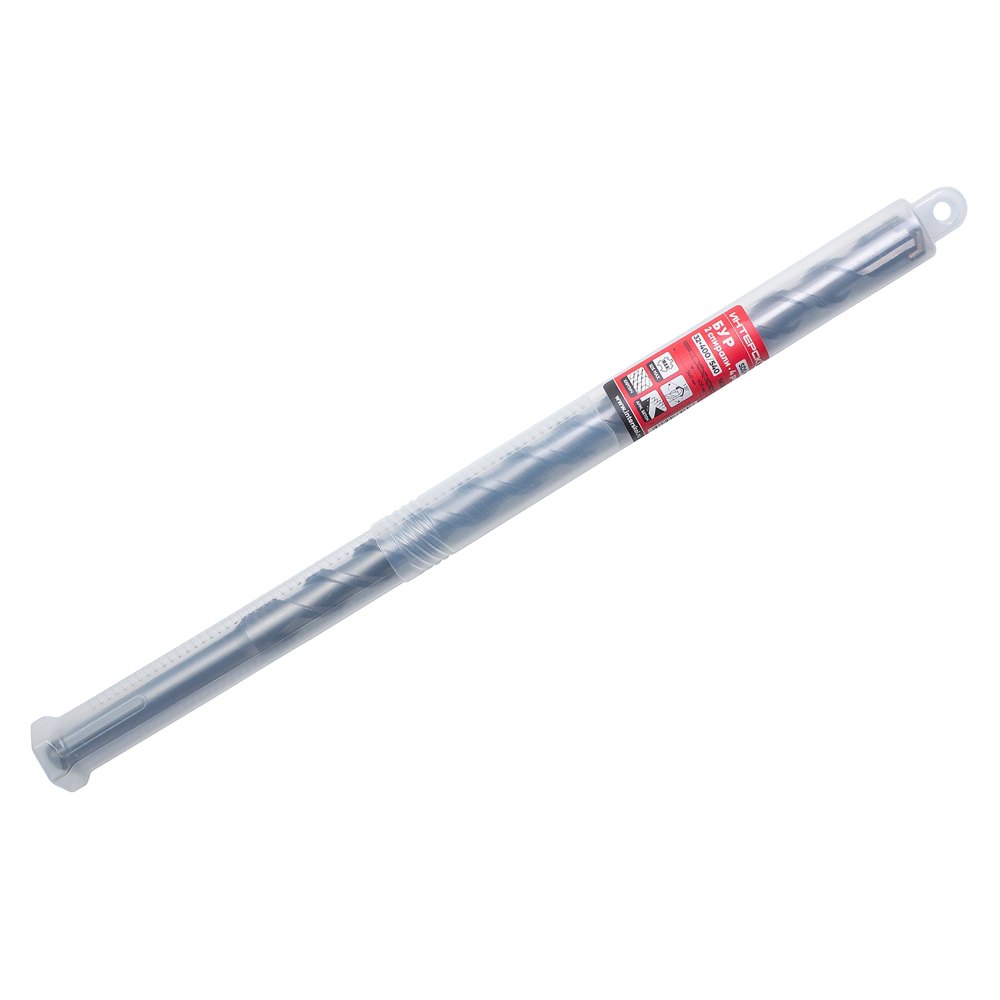 Бур SDS-Max (2 спирали, 4 резца) 32х400/540 ИНТЕРСКОЛ