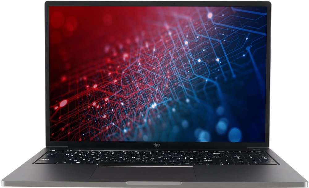 Ноутбук IRU Strato 16ALMR Core i5 12450H 16Gb SSD512Gb Intel UHD Graphics 16" IPS WQXGA (2560x1600) Windows 11 Pro silver WiFi BT Cam 5400mAh (2159330)
