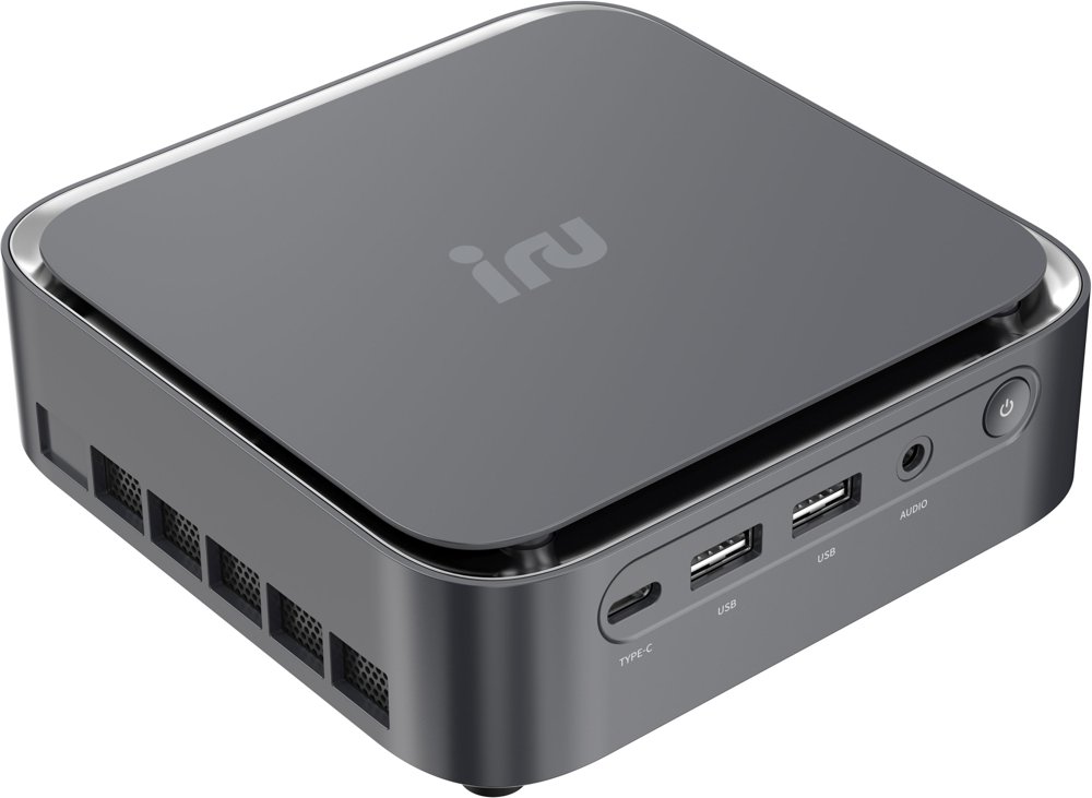 Неттоп IRU Tactio 513 i5 1235U (1.3) 16Gb SSD512Gb Iris Xe Windows 11 Pro 64 GbitEth WiFi BT 120W серый (RUS) (2187333)
