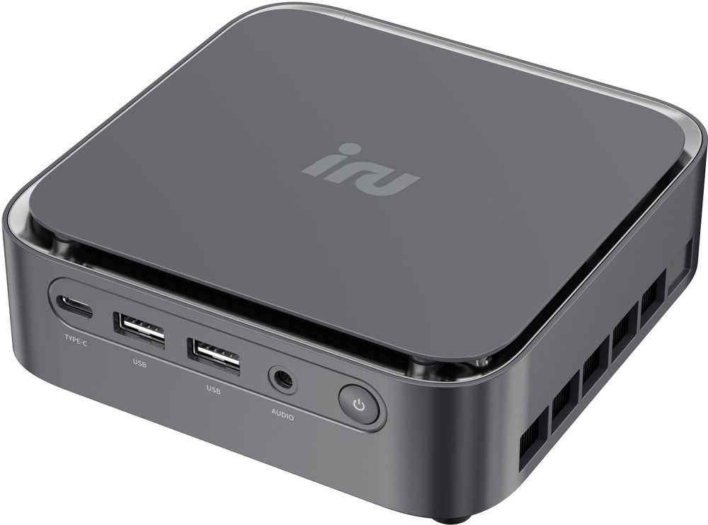 Неттоп IRU Tactio 513 i5 1235U (1.3) 8Gb SSD512Gb UHDG Windows 11 Pro 64 GbitEth WiFi BT 120W серый (RUS) (2189940)