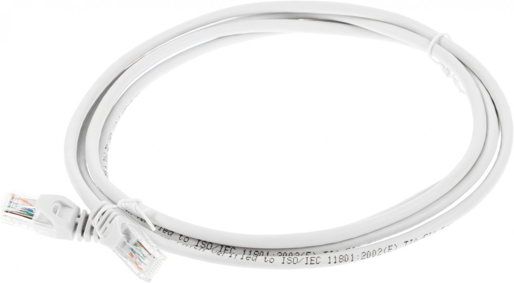 Патч-корд ITK Generica PC01-C5EU-2M-G UTP RJ-45 вил.-вилка RJ-45 кат.5E 2м серый ПВХ