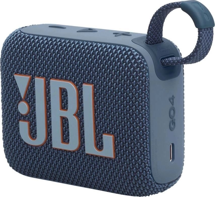 Колонка порт. JBL GO 4 синий 4.2W 1.0 BT 10м 850mAh (JBLGO4BLU)