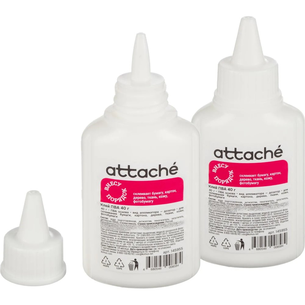 Клей ПВА 40 г Attache