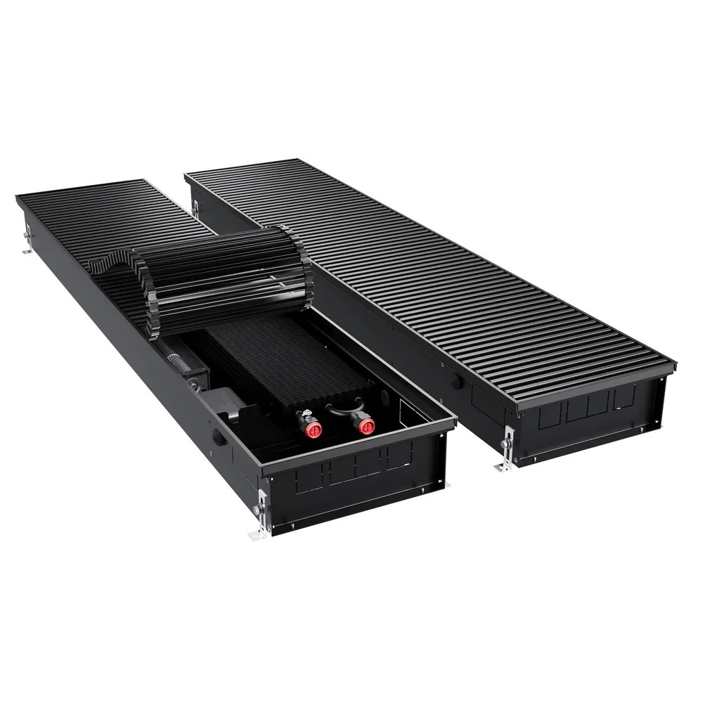 Конвектор внутрипольный Royal Thermo ATRIUM TURBO-110/300/2000-DG-U-BL