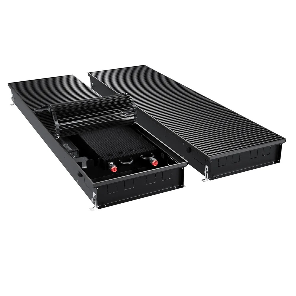 Конвектор внутрипольный Royal Thermo ATRIUM TURBO-110/400/1700-DG-U-BL