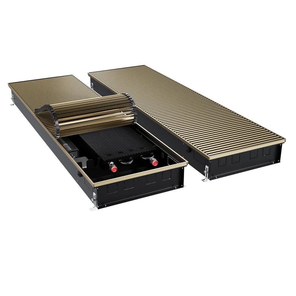 Конвектор внутрипольный Royal Thermo ATRIUM TURBO-110/400/2400-DG-U-AU