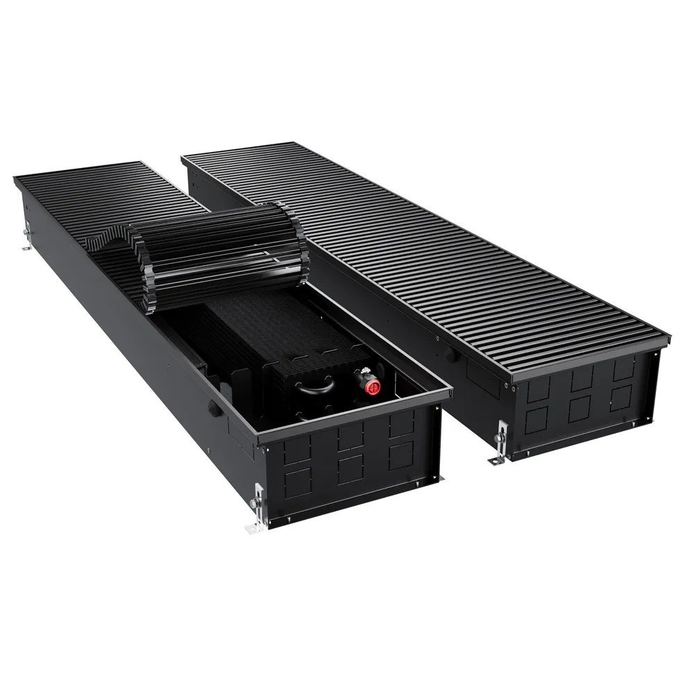 Конвектор внутрипольный Royal Thermo ATRIUM TURBO-150/300/1500-DG-U-BL