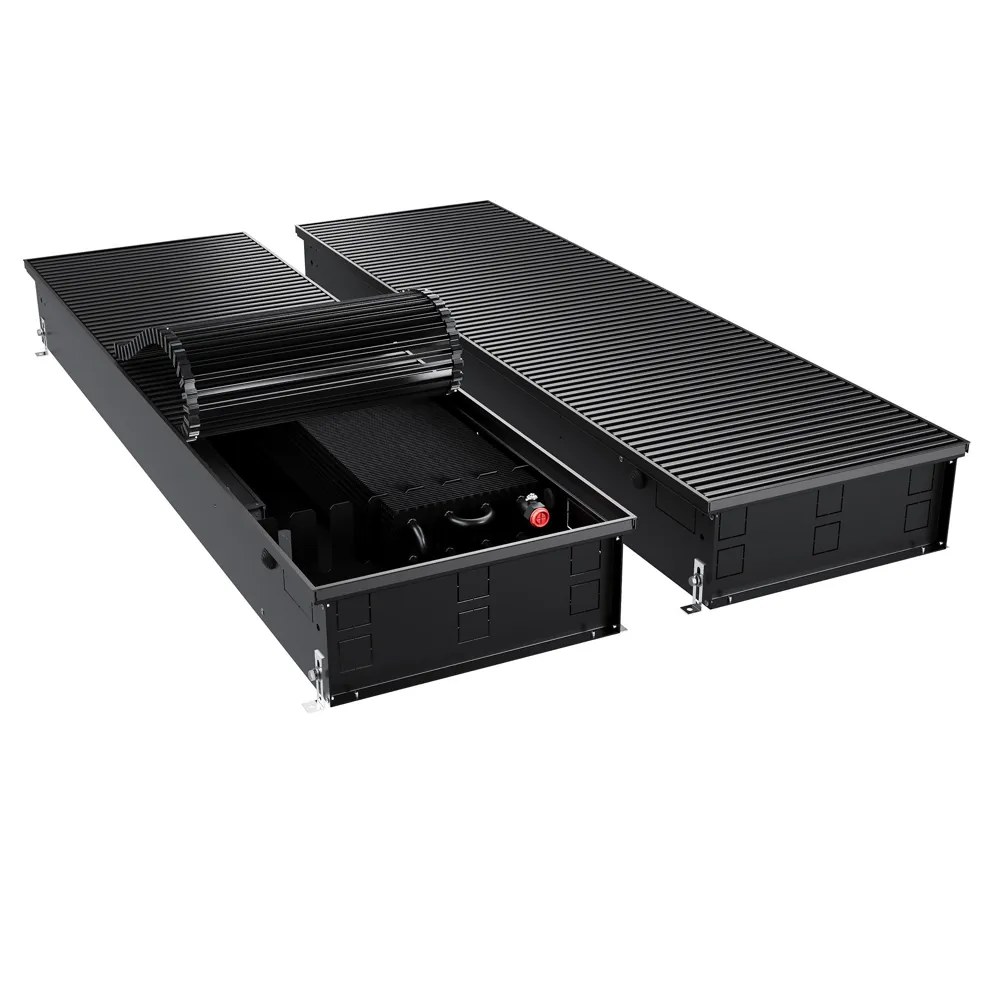 Конвектор внутрипольный Royal Thermo ATRIUM TURBO-150/400/2600-DG-U-BL