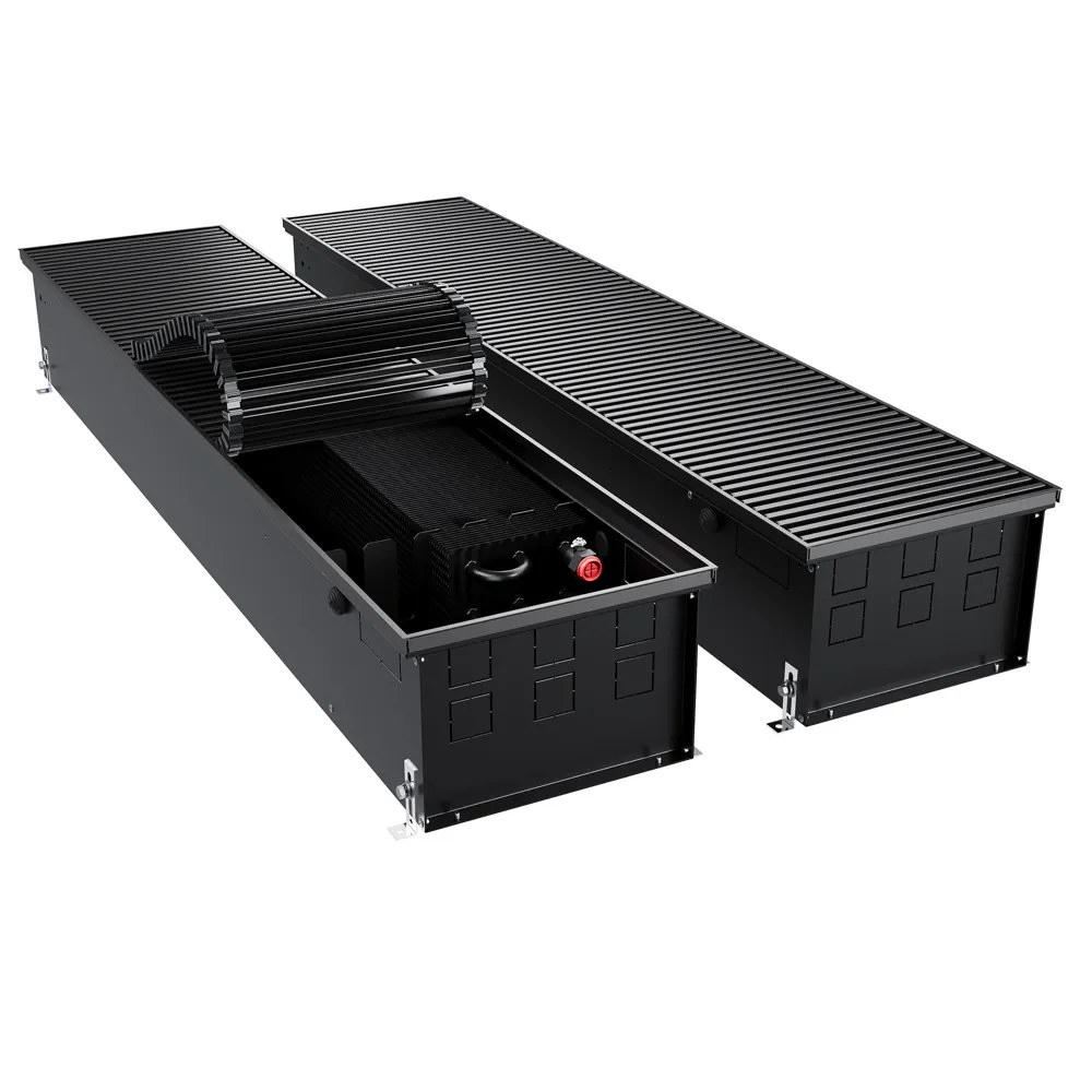 Конвектор внутрипольный Royal Thermo ATRIUM TURBO-190/300/2700-DG-U-BL