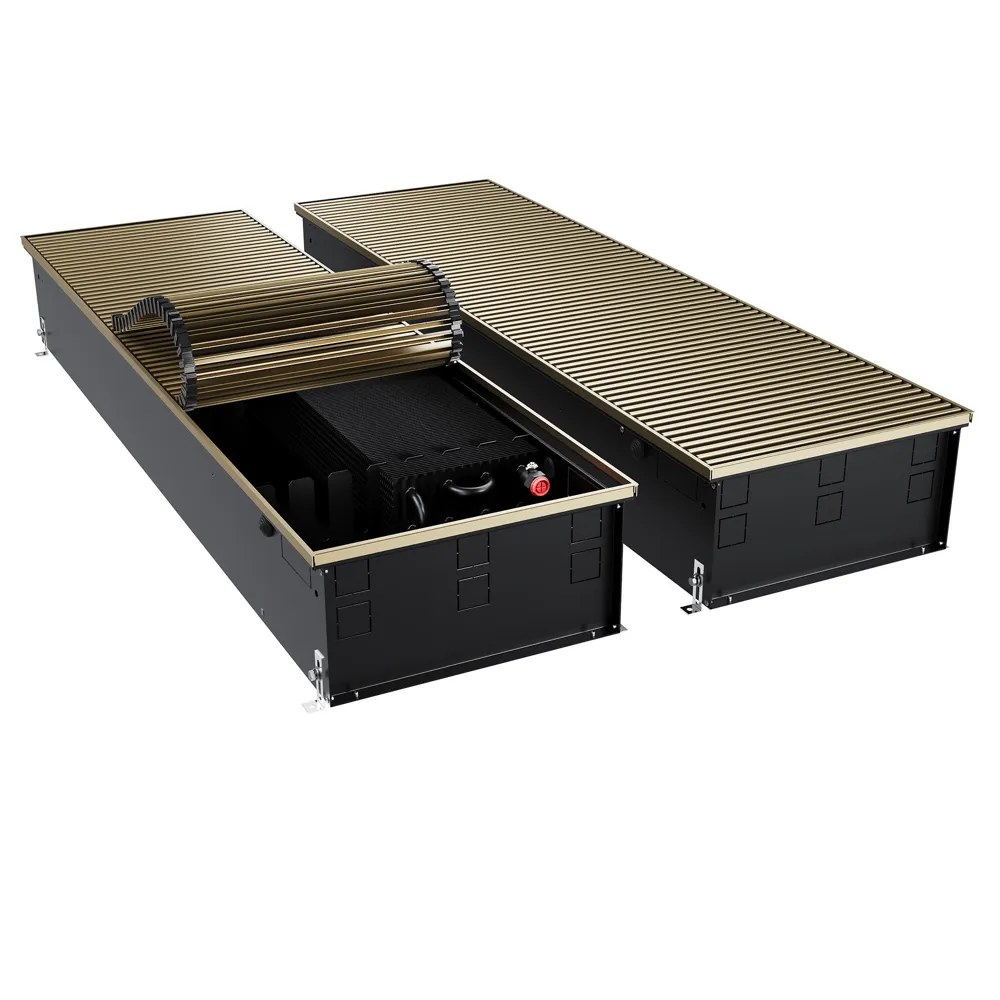 Конвектор внутрипольный Royal Thermo ATRIUM TURBO-190/400/2100-DG-U-LB