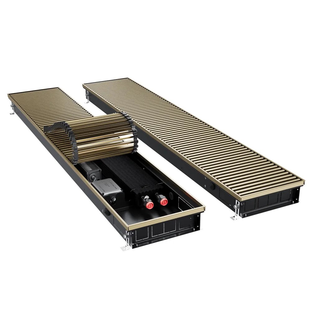 Конвектор внутрипольный Royal Thermo ATRIUM TURBO-80/250/1000-DG-U-AU