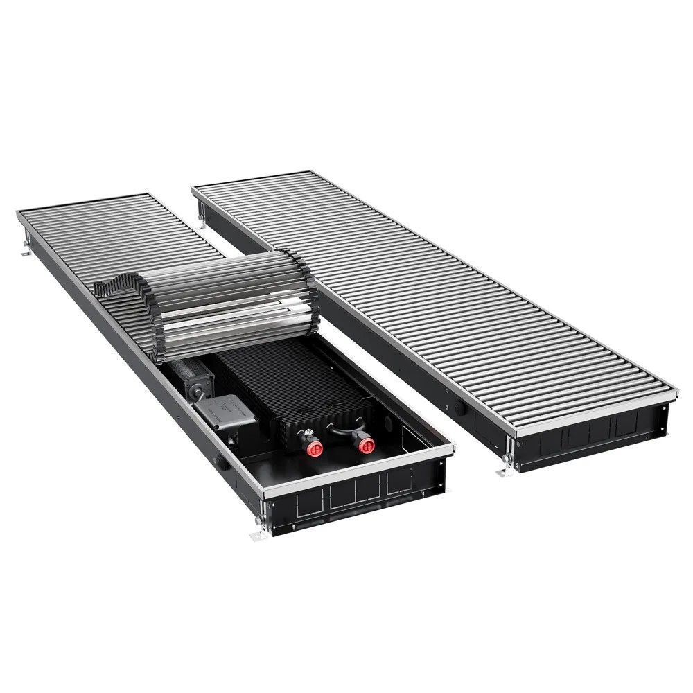 Конвектор внутрипольный Royal Thermo ATRIUM TURBO-80/300/2700-DG-U-NA