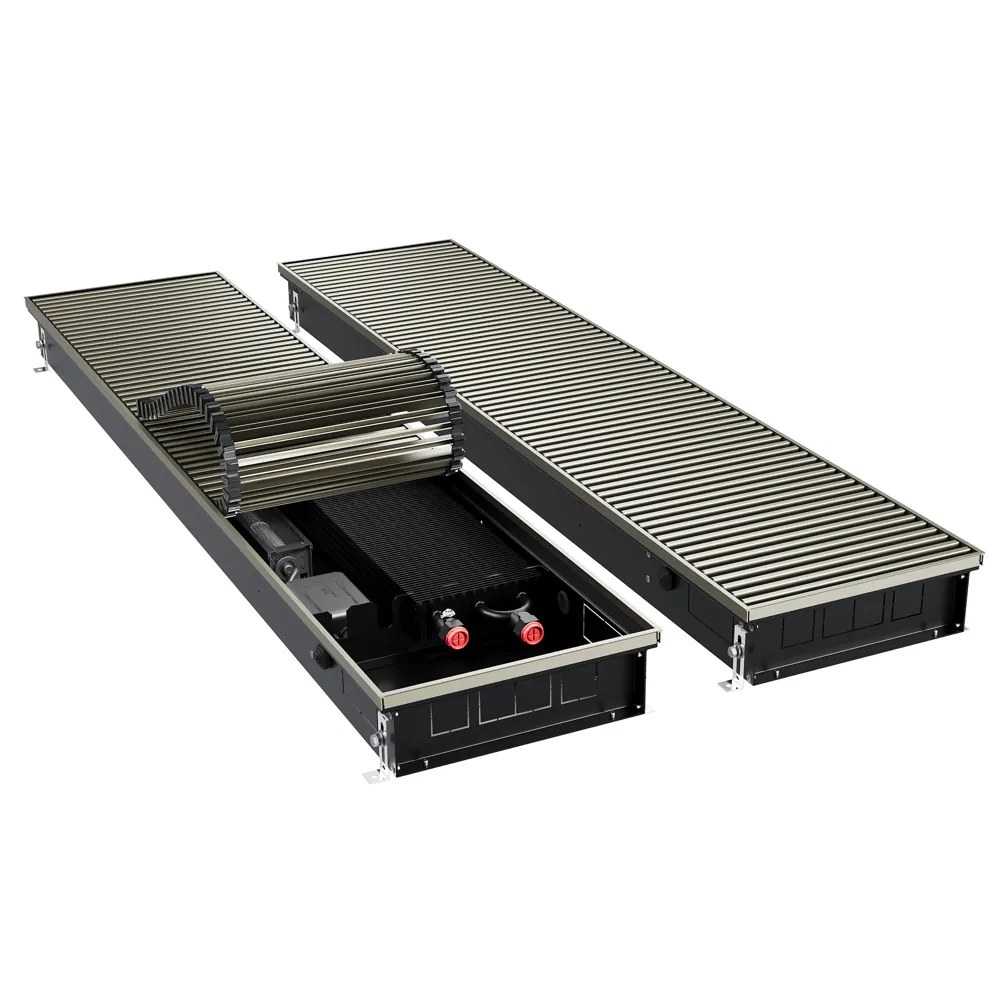 Конвектор внутрипольный Royal Thermo ATRIUM TURBO-90/300/1900-DG-U-LB