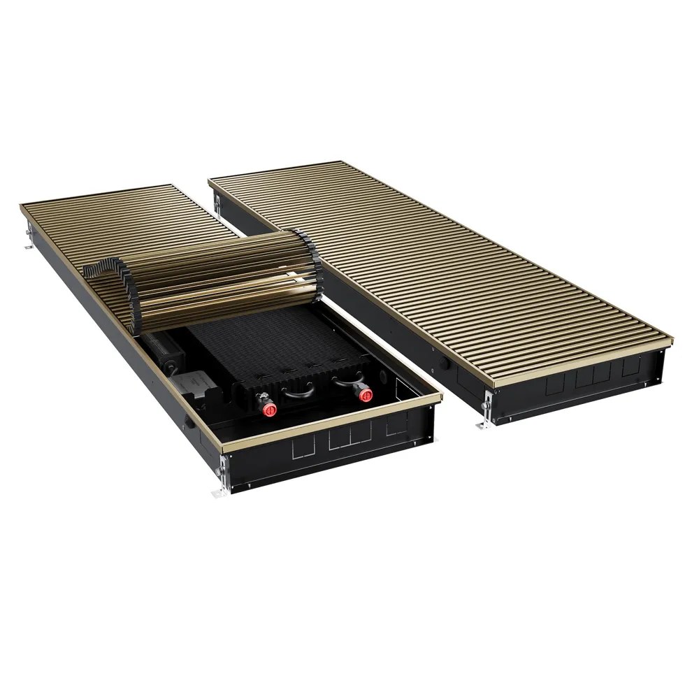 Конвектор внутрипольный Royal Thermo ATRIUM TURBO-90/400/2500-DG-U-AU