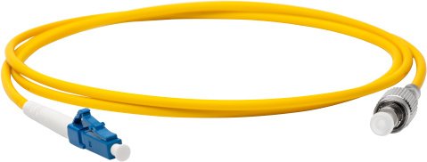 Патч-корд Lanmaster LAN-LC-FC/SU-3.0 1x9/125 OS1/OS2 LC-FC 3м LSZH желтый
