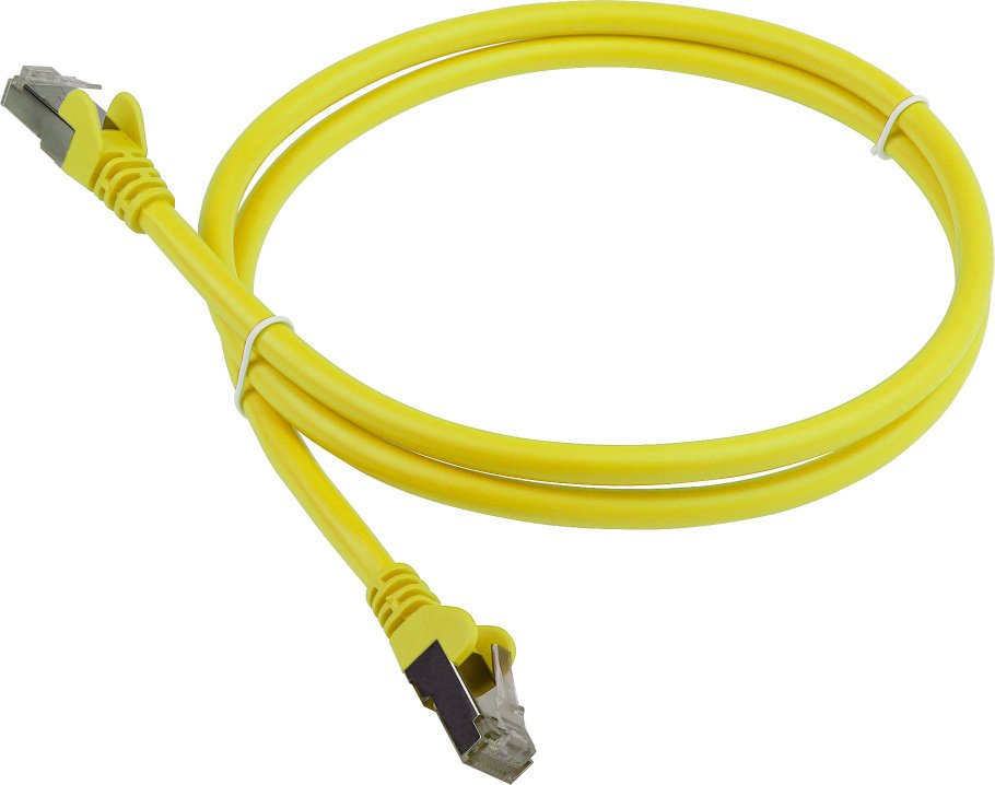 Патч-корд Lanmaster LAN-PC45/S6-1.0-YL FTP RJ-45 вил.-вилка RJ-45 кат.6 1м желтый LSZH