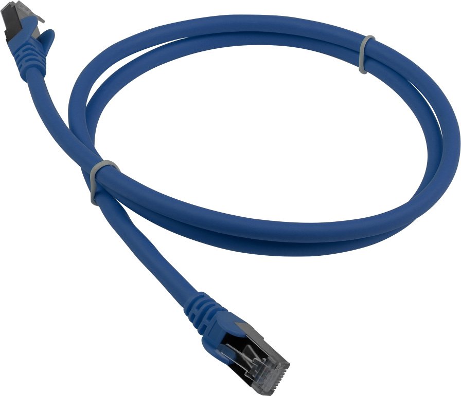 Патч-корд Lanmaster LAN-PC45/S6A-3.0-BL FTP RJ-45 вил.-вилка RJ-45 кат.6A 3м синий LSZH